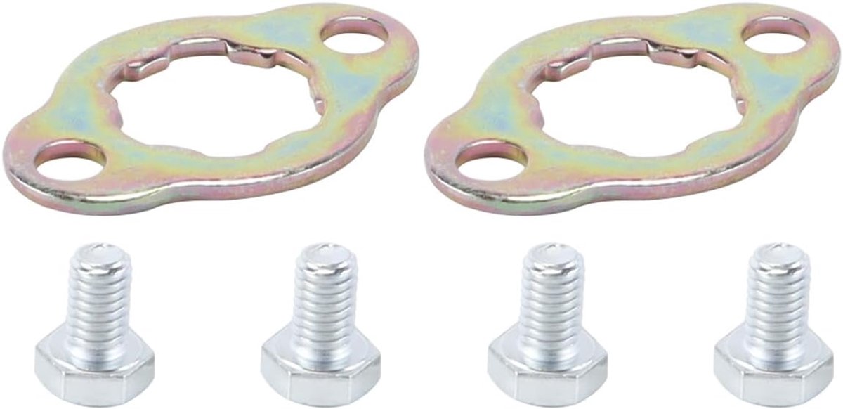 2 stuks 20 mm motortandwielbevestigingsplaatclip modificatie borgplaat voor 50cc 70cc 90cc 110cc 125cc 150cc ATV Go Kart Dirt Pit Bike