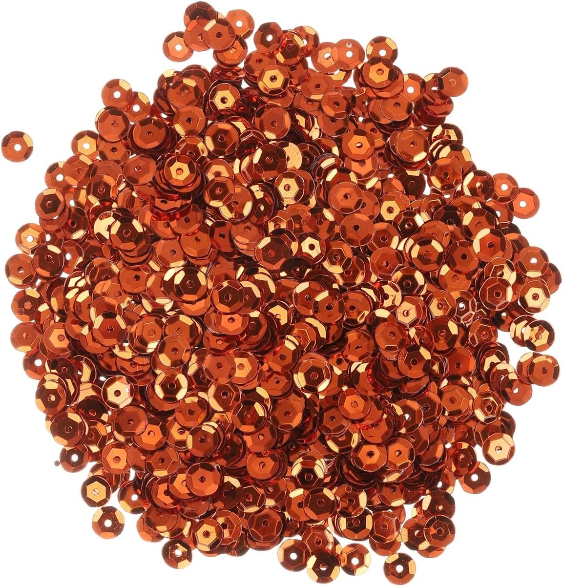 Pailletten met zilveren achterkant, 2400 stuks bekerpailletten, borduurpailletten voor het maken van sieraden, knutselen, naaien, koper
