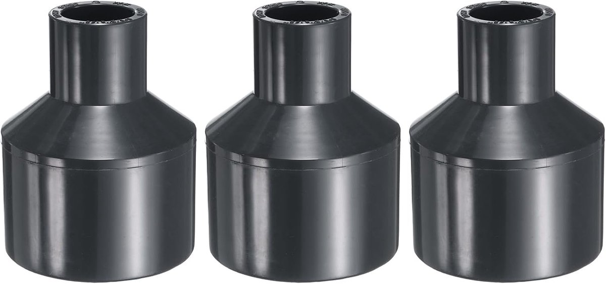 3 stuks pvc-koppeling, 1-1/4 x 3/4 inch, verhogingskoppeling/adapter voor DWV-buisschroefverbindingen voor afvoerleidingen, watervoorzieningen