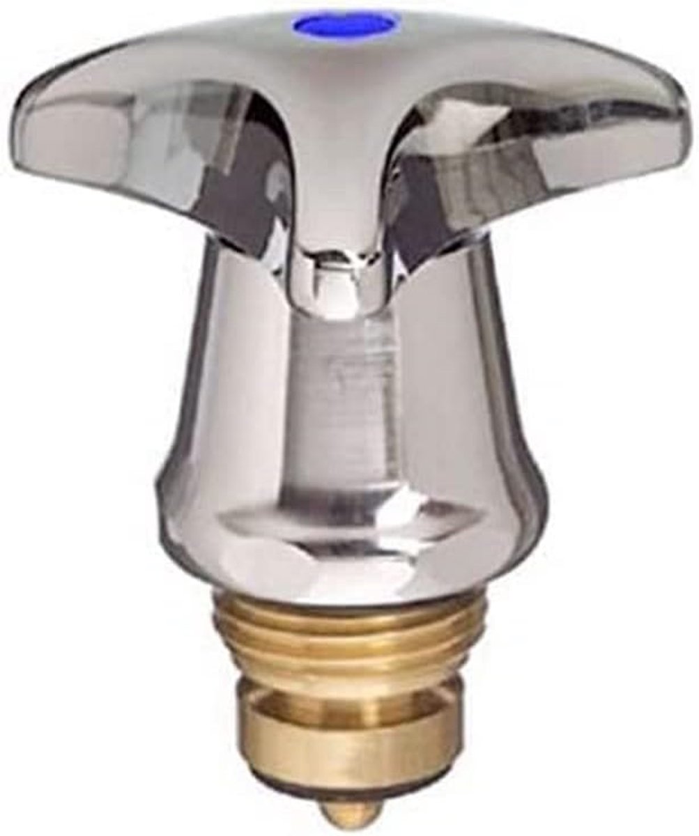 TEC302201 Bovendeel Fitting driehoek. Blauw, 1/2 inch Aussengewinde