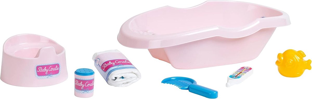 Poppenverzorgingsset voor Bad en Spiegel | Accessoires voor Poppen tot 35 cm