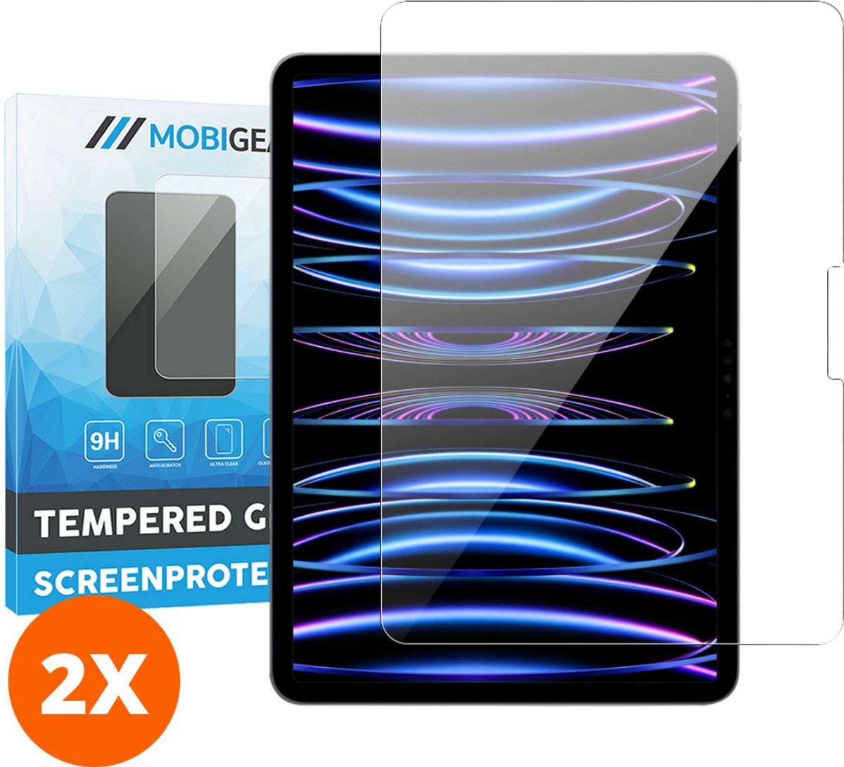 Mobigear Screenprotector geschikt voor Apple iPad Air 13 Inch (2026) Glazen | Mobigear Screenprotector - Case Friendly (2-Pack)
