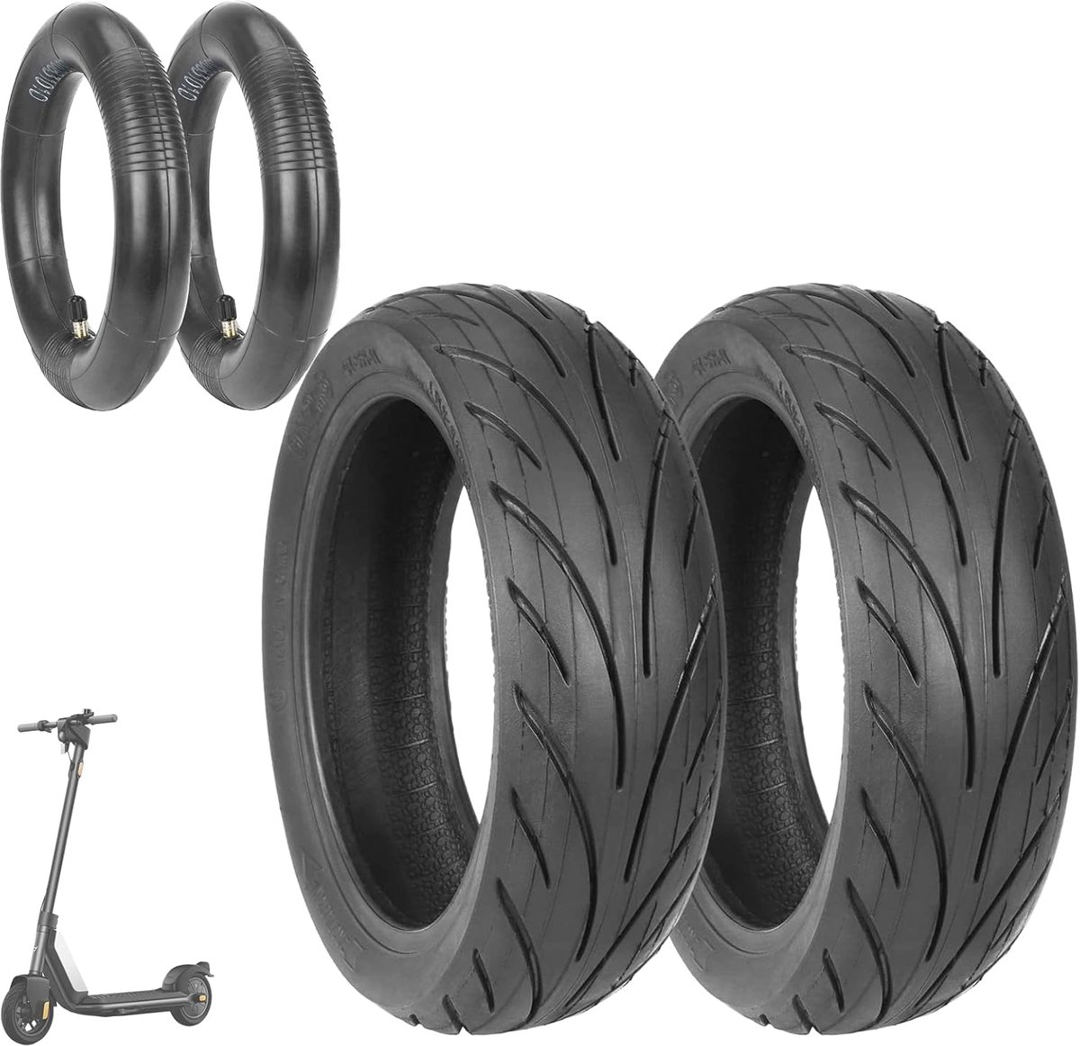 9 x 2,3 banden met 8 1/2 x 2 binnenband voor NIU KQi1 / KQi1 Pro / KQi1 Sport elektrische step 9 inch binnen- en buitenbanden e-scooter reservebanden (2 set)