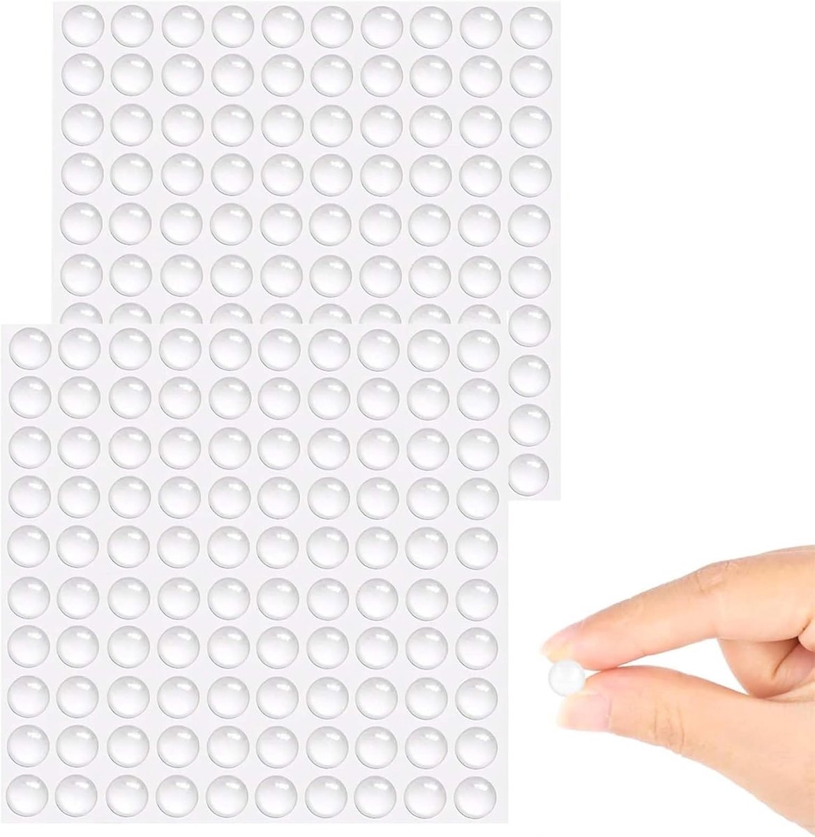 200 Stuks Transparante Beschermbuffers, elastische buffers, Beschermende Buffer, Meubelbuffers, Deurstopper, Vzelfklevende Schokdempers Voor Meubels, Kasten En Laden, notebook