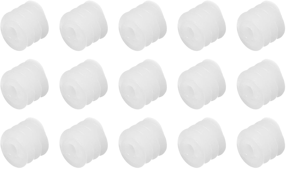 15 stuks kunststof transmissie, model met wormtransmissie, 662AA reductielaandrijving voor doe-het-zelf robots model auto RC, witte module 0,5