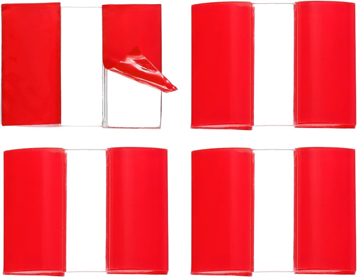 Scharnieren van acryl, 25 x 35 mm, onzichtbaar, 360° transparant, doorlopend piano, flex-scharnier voor doe-het-zelf meubels, vitrines, kasten