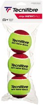 Tecnifibre My New Ball Stage 3 Rood Tennisbal Uitvoering : Zakje