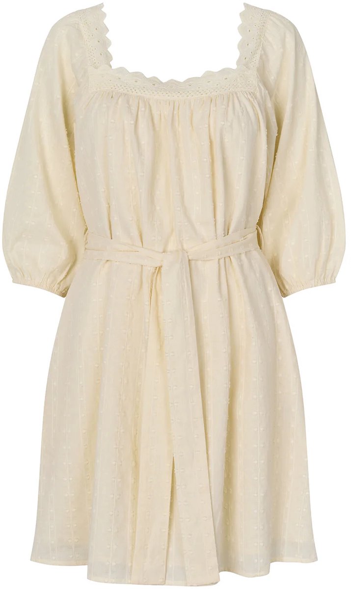 Lollys Laundry Sashar - Jurk - Ecru - M