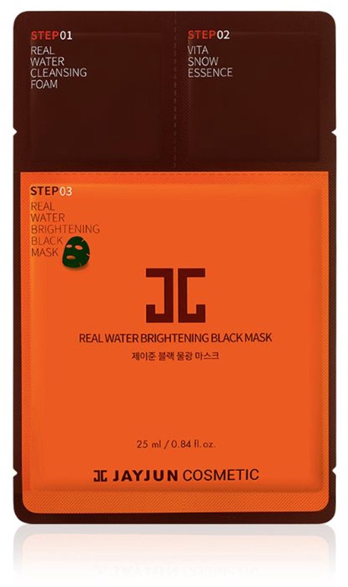 Real Water Brightening Black Mask Sheet