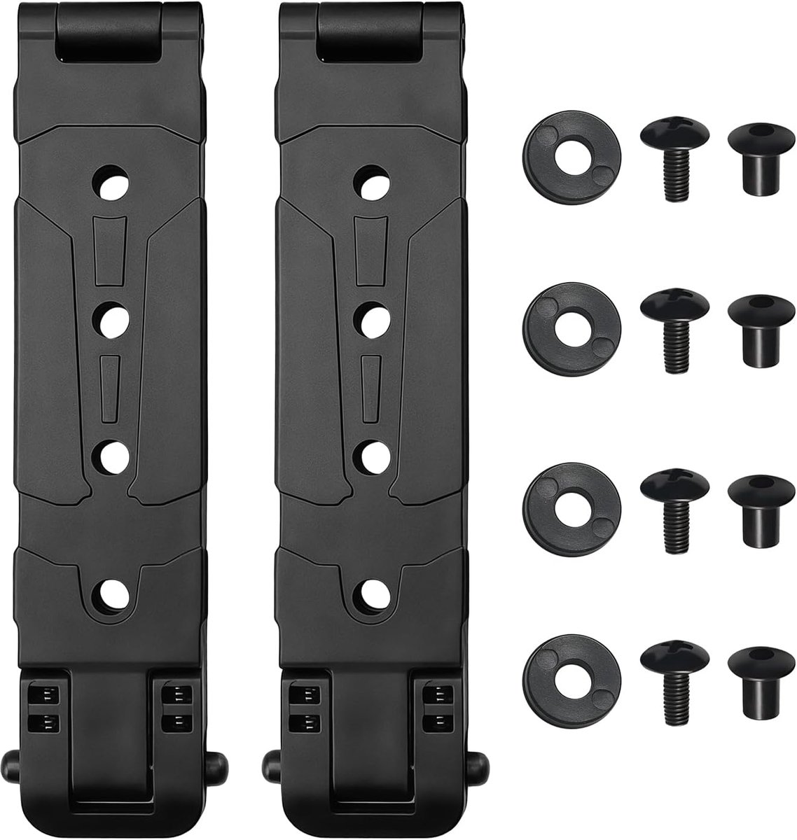 Set van 2 Multifunctionele MOLLE Riemclips, Hoge Sterkte Nylon Accessoires voor MOLLE Systeem en Rugzakuitrusting