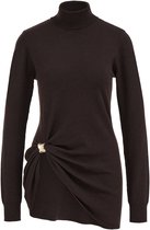 WE Fashion Dames coltrui met goud accent