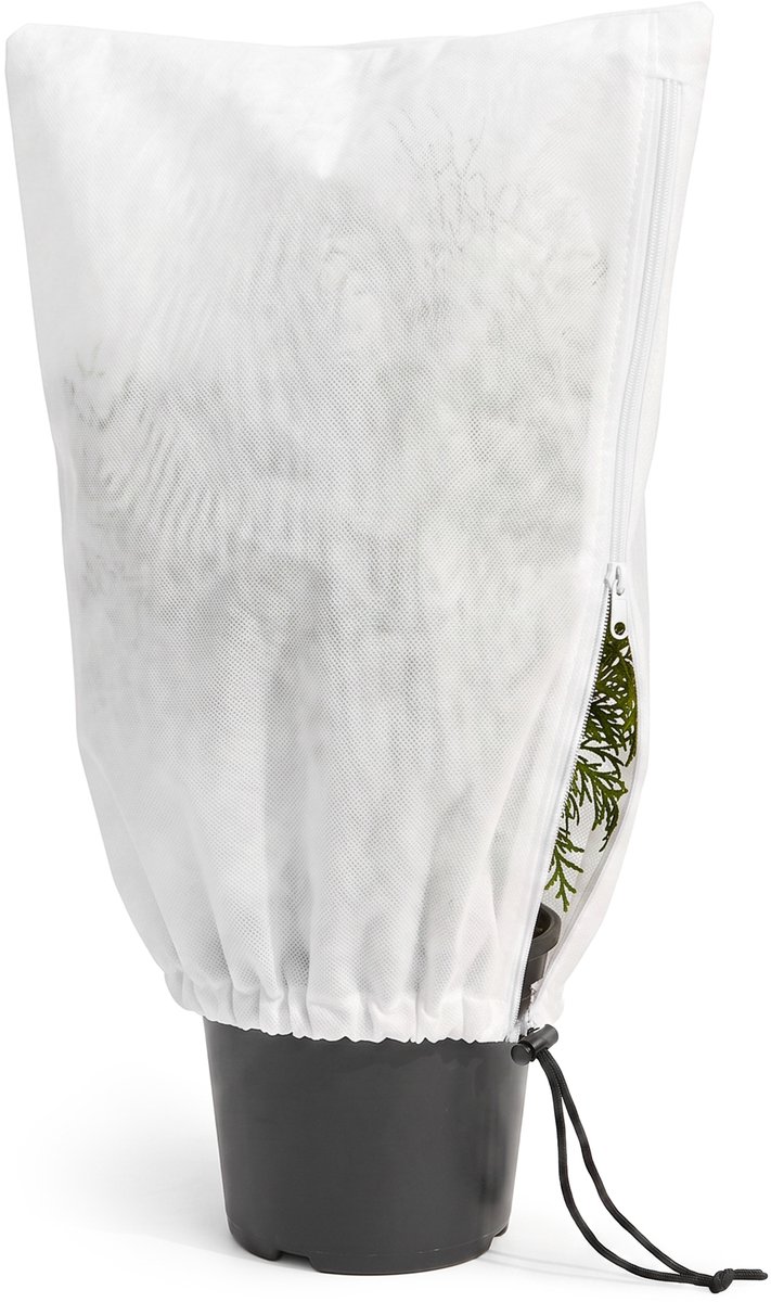 Garronda Winterbeschermhoes 60 g/m² 80 x 120 cm – PP-vlies beschermhoes voor planten, bomen en struiken tegen vorst, kou en lichte winterse weersomstandigheden – Wit – GD-0253