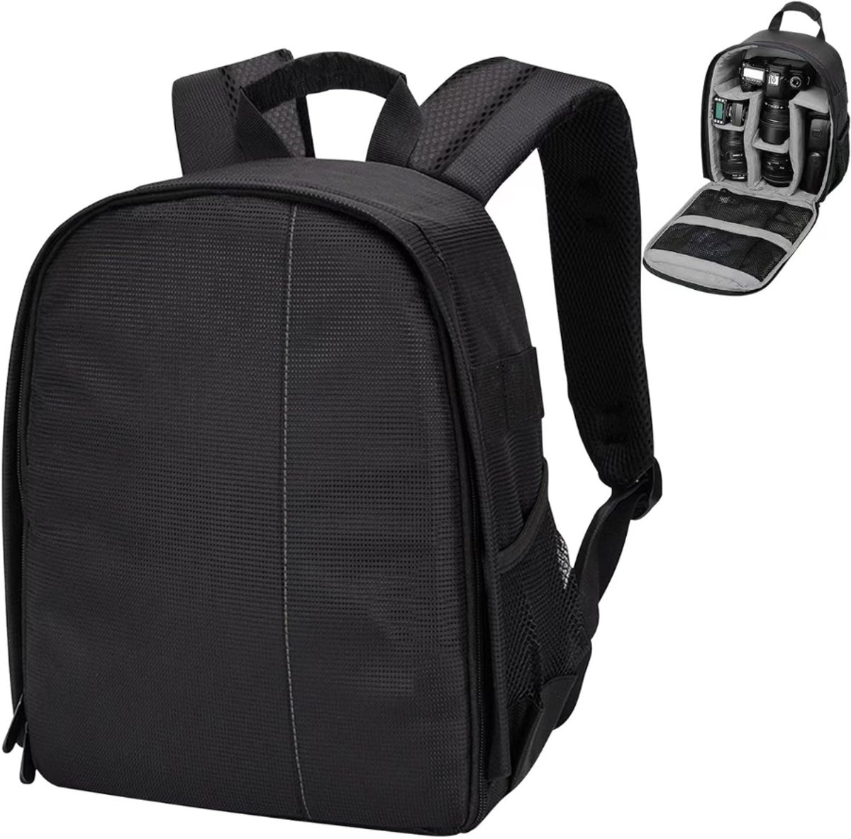 ZRNS® Camera Rugzak - Laptoptas - Waterdichte Tas - Cameratas