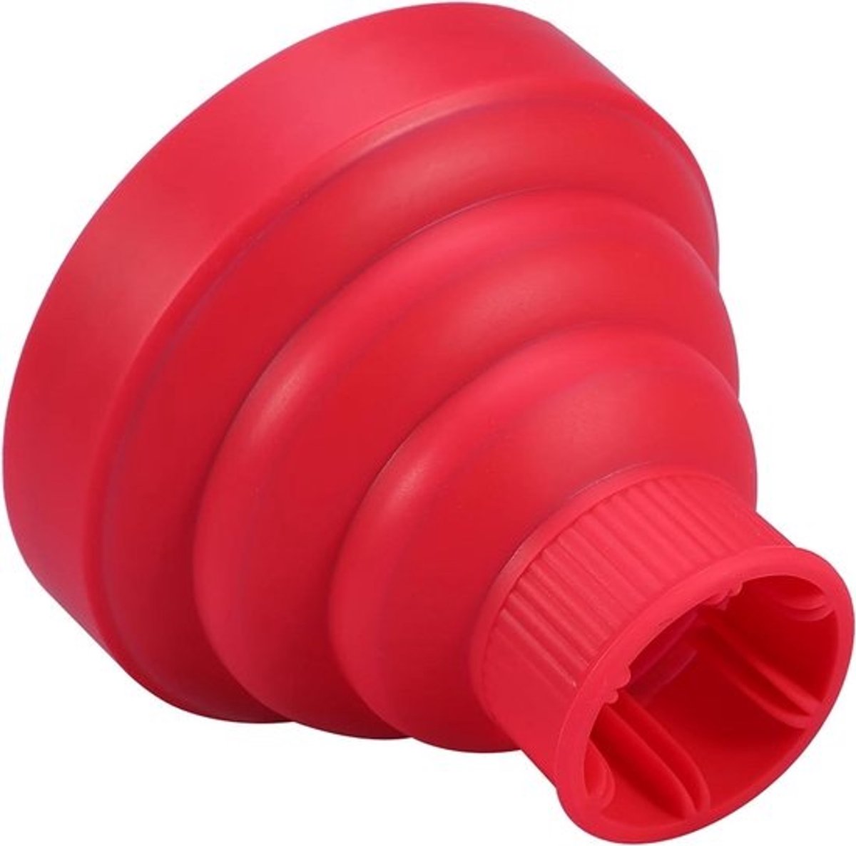 Haardroger Diffuser - Opzetstuk Krullen - Stijlvol Haar - Opvouwbaar Ontwerp - Universeel - Rood