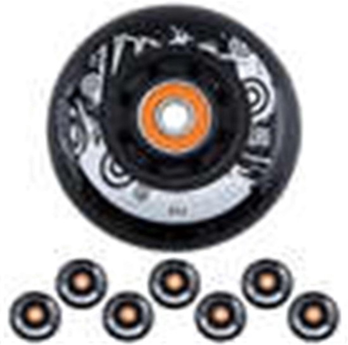 Skeeler Wielen - Vervangende Wielen - Sportief Gebruik - Hoge Rebound PU - 76mm 85A