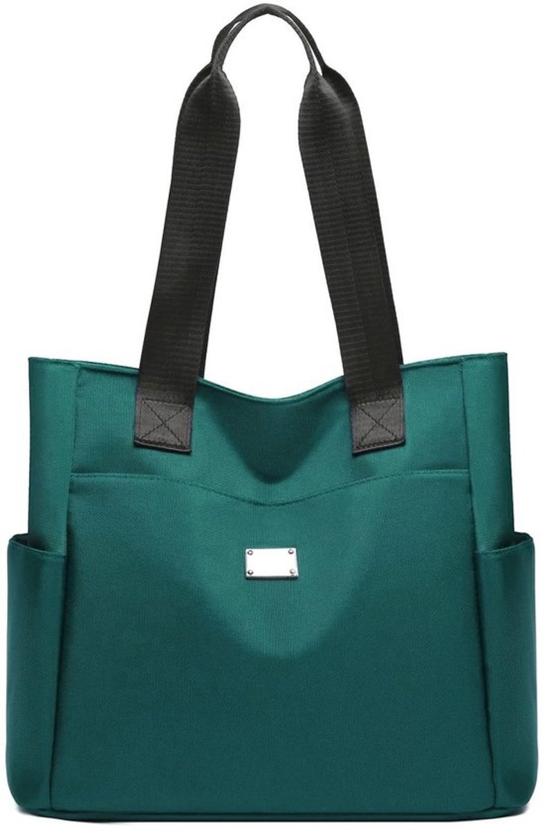 Dailygoods- Dames Schoudertas Grote Capaciteit - Waterdichte Nylon - Dames Shopper - Lichtgewicht - Meerdere Zakken - Schokbestendig - Dameshandtas