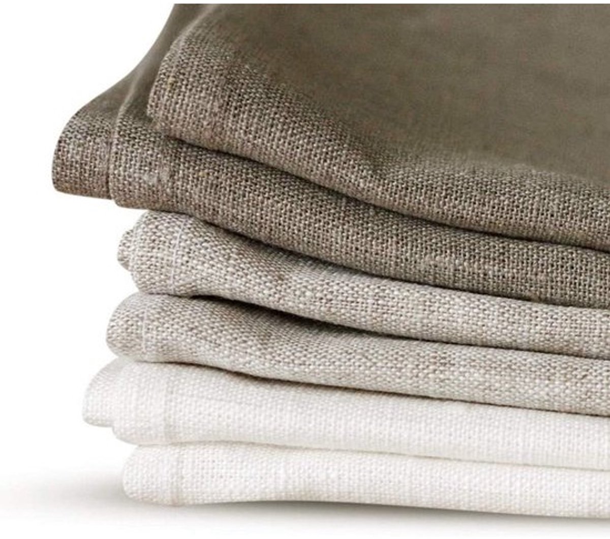 Linnen Theedoeken en Keukenhanddoeken Set van 6 | Keuken Textiel Pithanddoeken