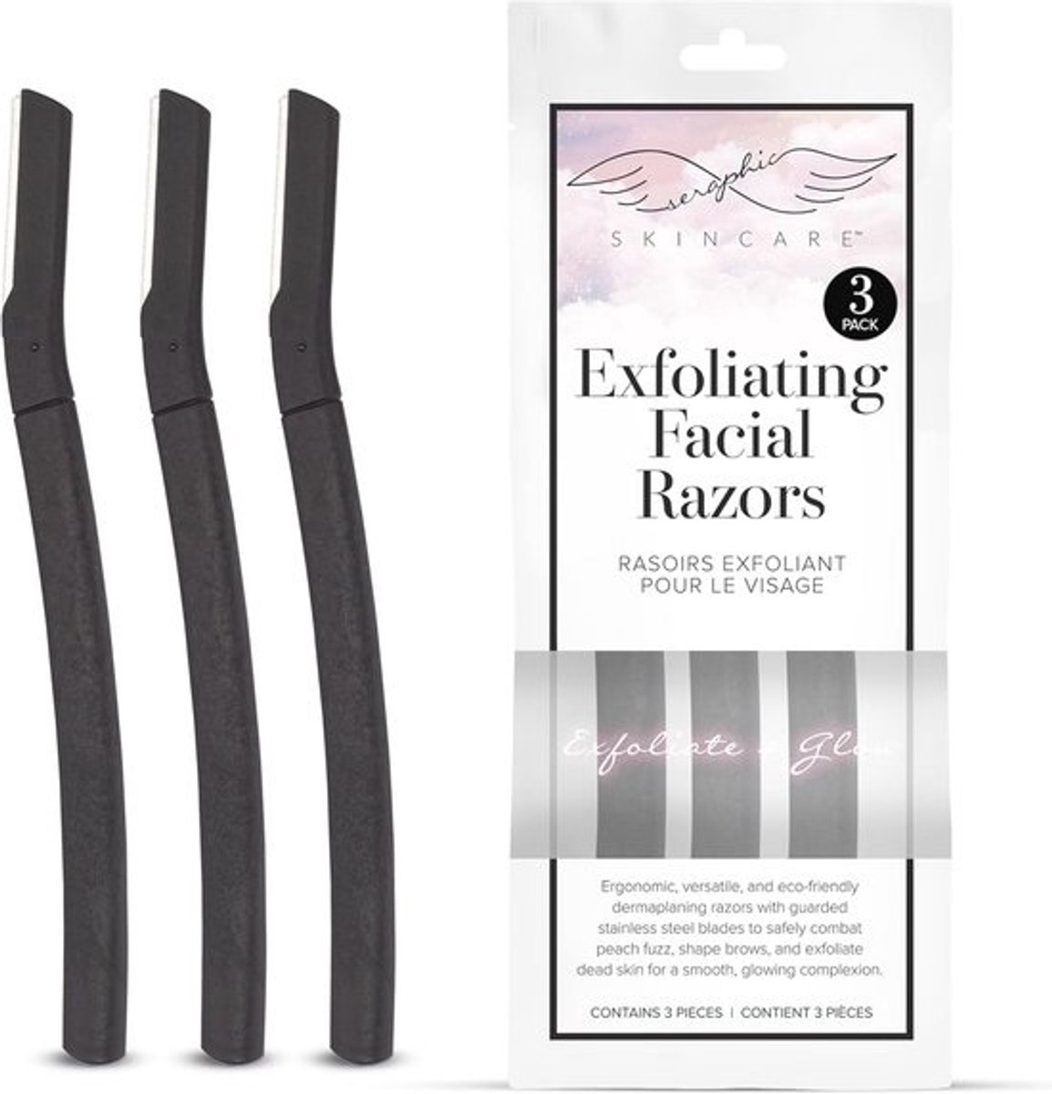 Exfoliërende Gezichtsscheermessen voor een Gladdere Huid - 3-pack Dermaplaning Tool