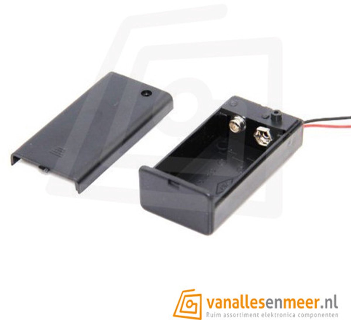 Batterij houder 9V aan/uit schakelaar
