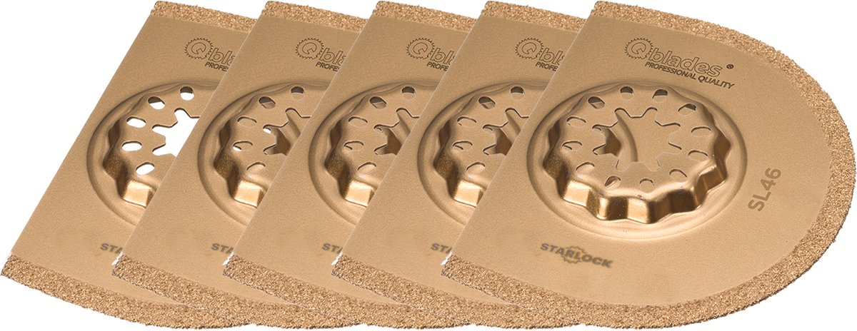 Qblades Starlock Hardm. segm. MultiZaagblad 75mm-1.2mm SL46-5ST