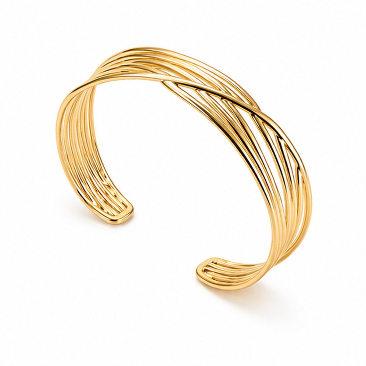 Cilla Jewels Goudkleurige Damesarmband - Golfbanden