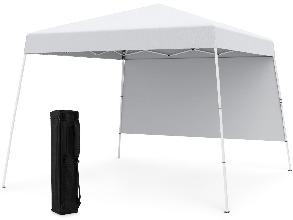 SureDeal® - Partytent - Pop Paviljoen Vouwpaviljoen - Zonbescherming Tuinpaviljoen Wit - 300x300x262 cm - Wit