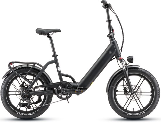 Maxtron Ilex Elektrische Vouwfiets 20 inch - 691,2Wh Accu - 120 km Actieradius - 45Nm Koppel - Koppelsensor - Hydraulische Schijfremmen - Shimano 7 Versnellingen - Zwart van Maxtron — afbeelding 2
