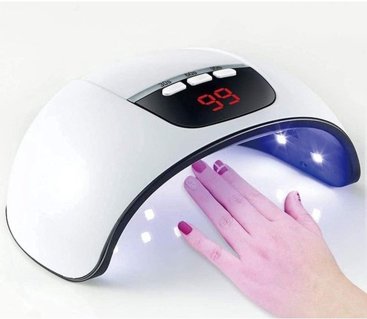 Gel Nagellamp 54W met Timer en Automatische Sensor - Professionele Uithardingslamp voor Nagels