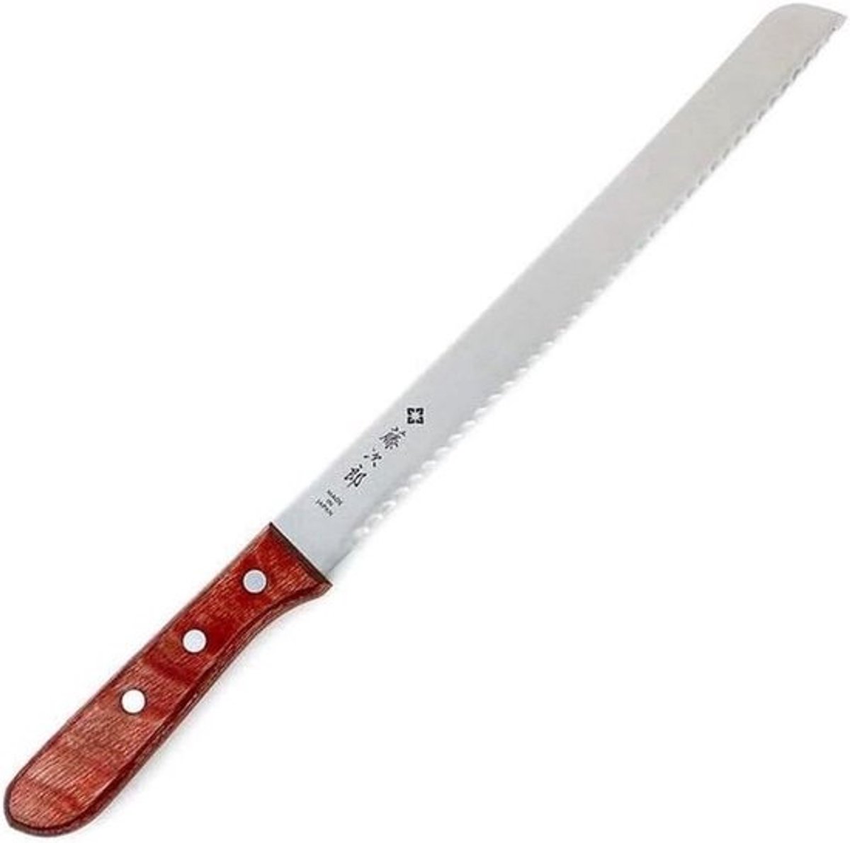 Professioneel Broodmes 235mm - Roestvrij Steel met Houten Handvat