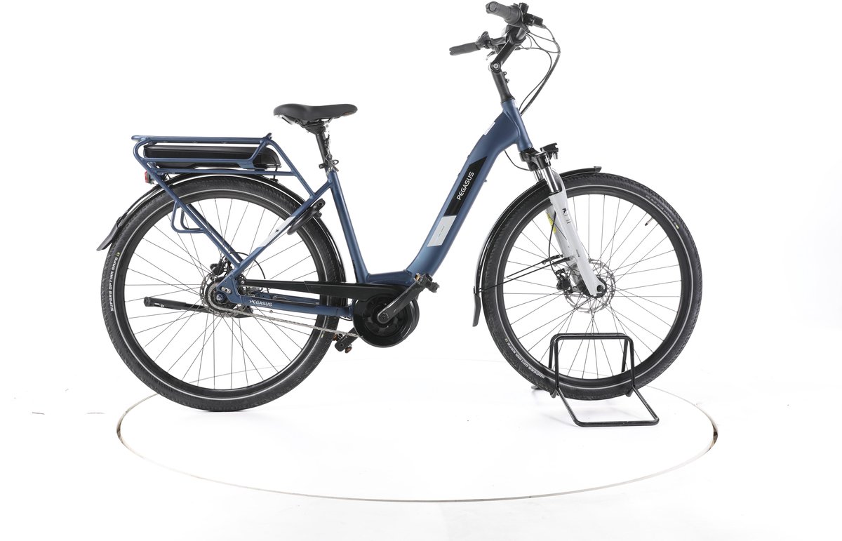 Pegasus Solero EVO 8R Elektrische citybike Bosch Accu 400Wh 28" blauw Pro