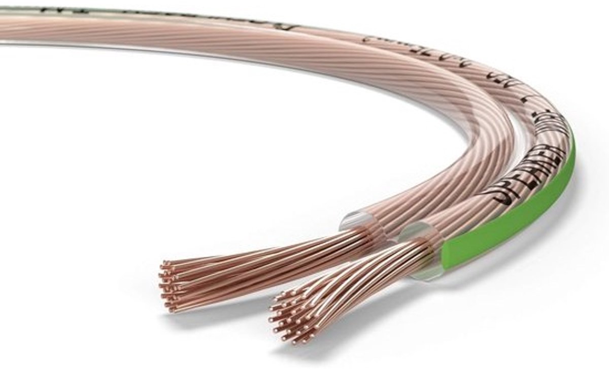 Stereo Luidsprekerkabel HI-FI OFC Zuiver Koper 30 Meter op Mini Rol