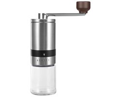 Draagbare koffiemolen, handmatige koffiemolen, roestvrij staal
