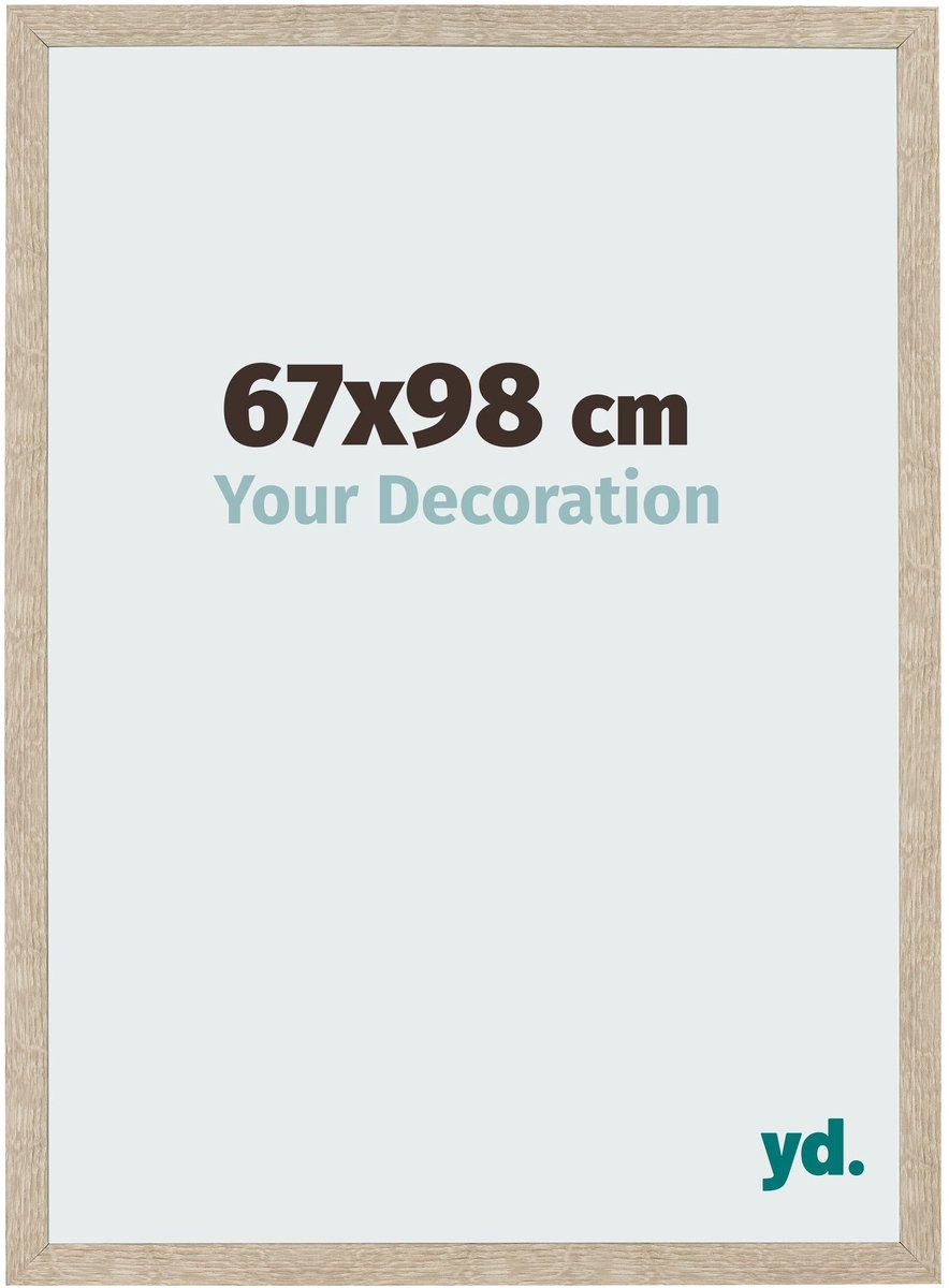 Your Decoration - Fotolijst 67x98 cm - MDF - Sonoma Eiken - Bologna