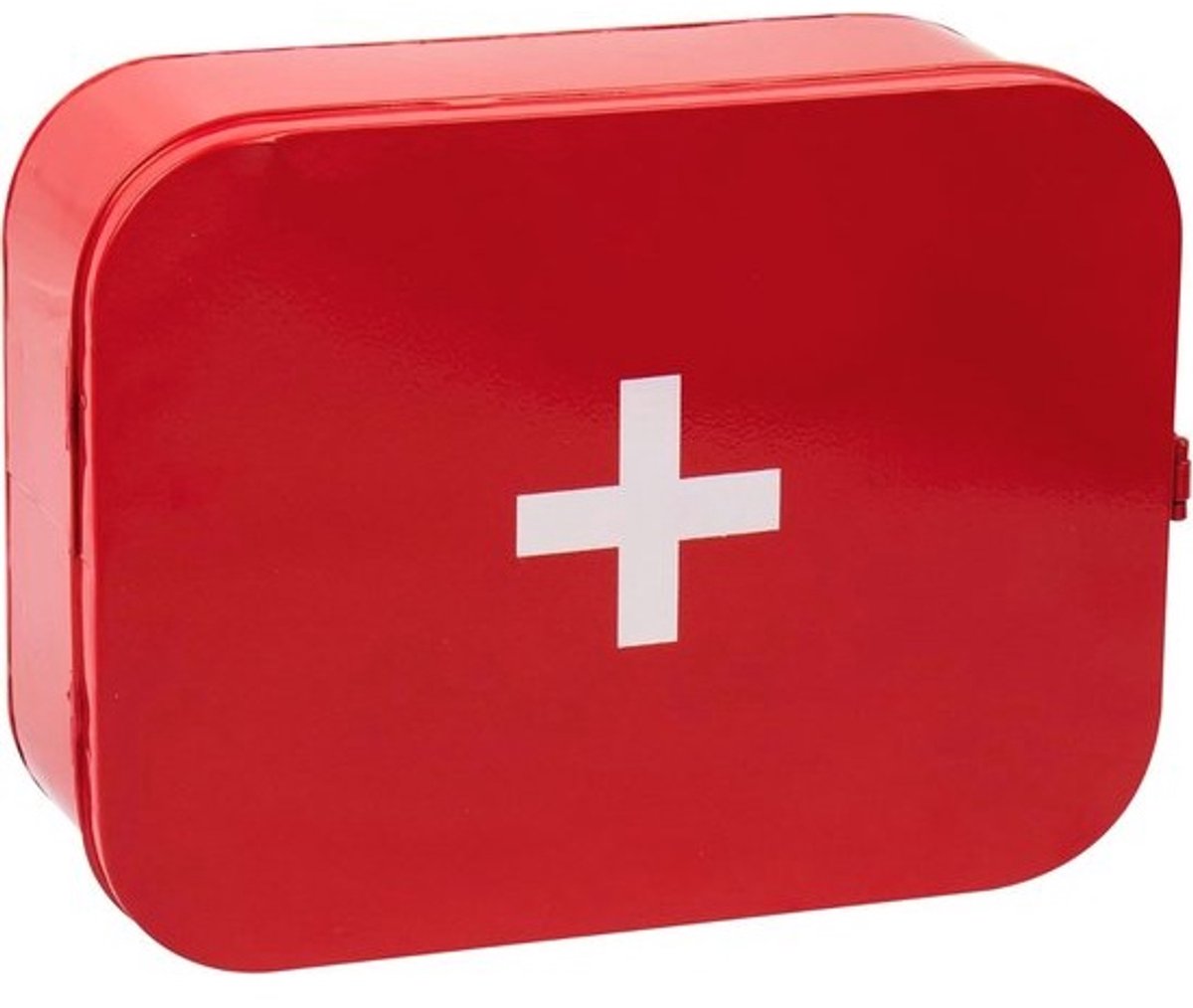 EHBO-doos met opbergsysteem voor medische benodigdheden - Wandmontage, Metaal, Rood