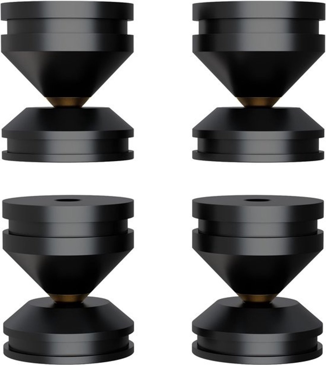 HiFi Luidspreker Isolatie Spike - Schokabsorberende Aluminium Pads voor Luidsprekers