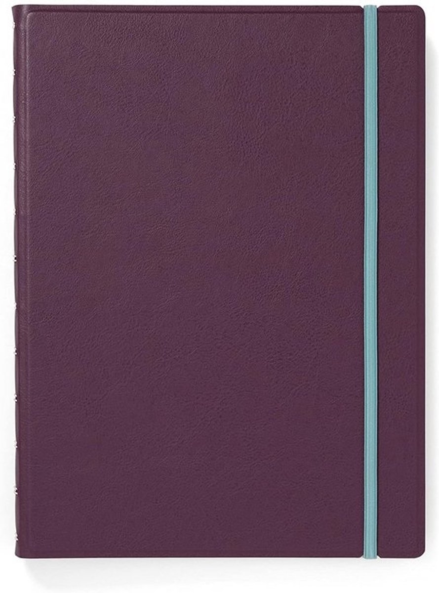 Navulbaar Notitieboek A4 Lijn - Flexibel & Herbruikbaar - Pruim