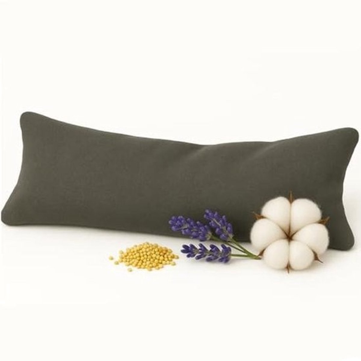 Herbruikbare Magnetronzak met Natuurlijke Lavendel en Gierst – Warmte- en Koude Therapie voor Nek, Rug en Buik (47 cm x 12 cm)