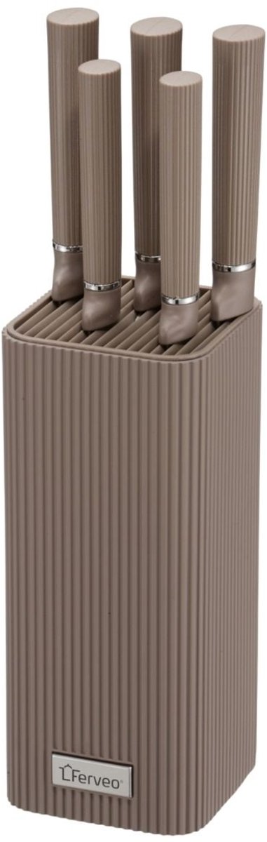 Ferveo Yadis Messenset met Standaard - 6-delig - Beige
