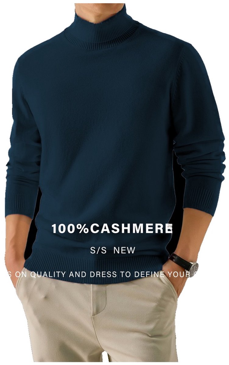 Currero Cashmere Sweater Heren Sweaters Sweatshirt Hoodie Warme Trui Pullover Jumper Crewneck Vest Groene Orchidee