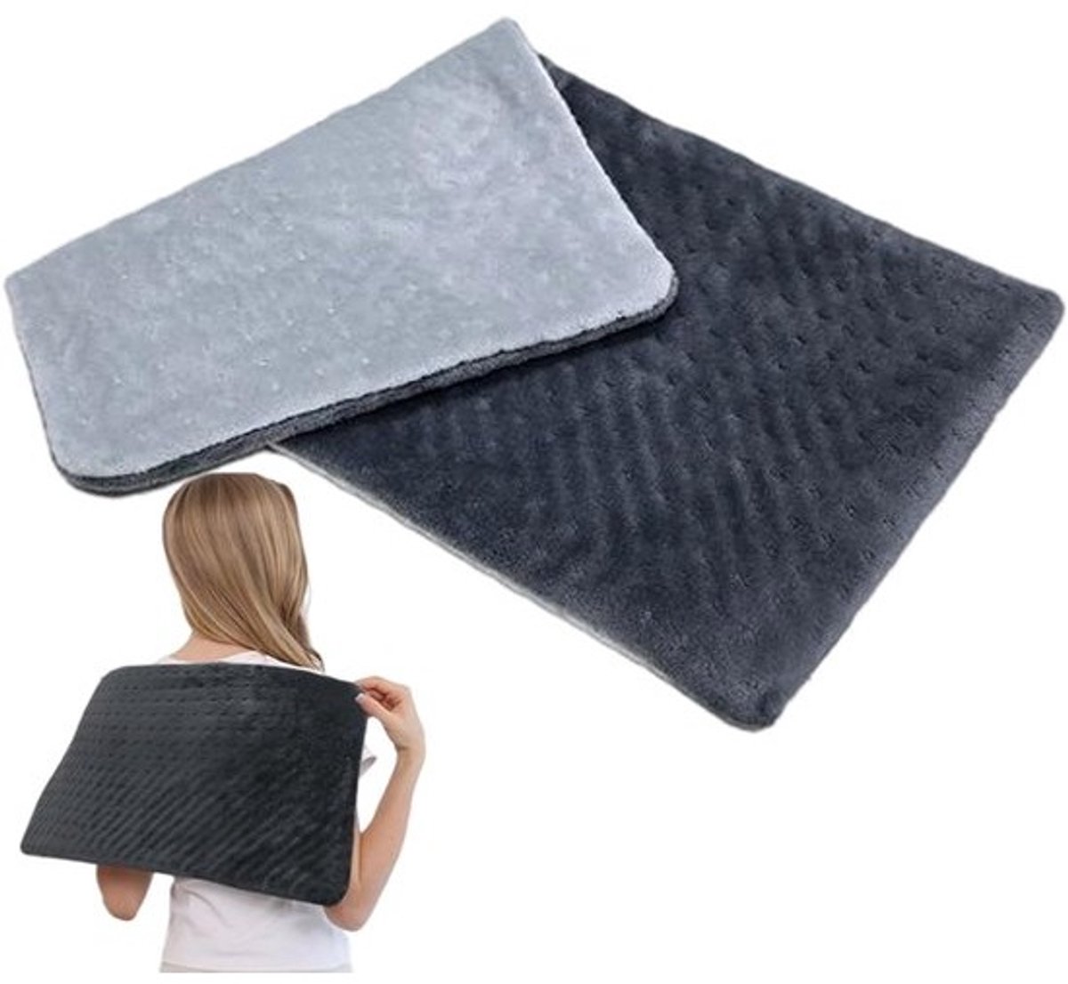 Elektrische deken - Verwarmingskussen - Comfort verwarmen - Automatische uitschakeling - 30 x 60 cm