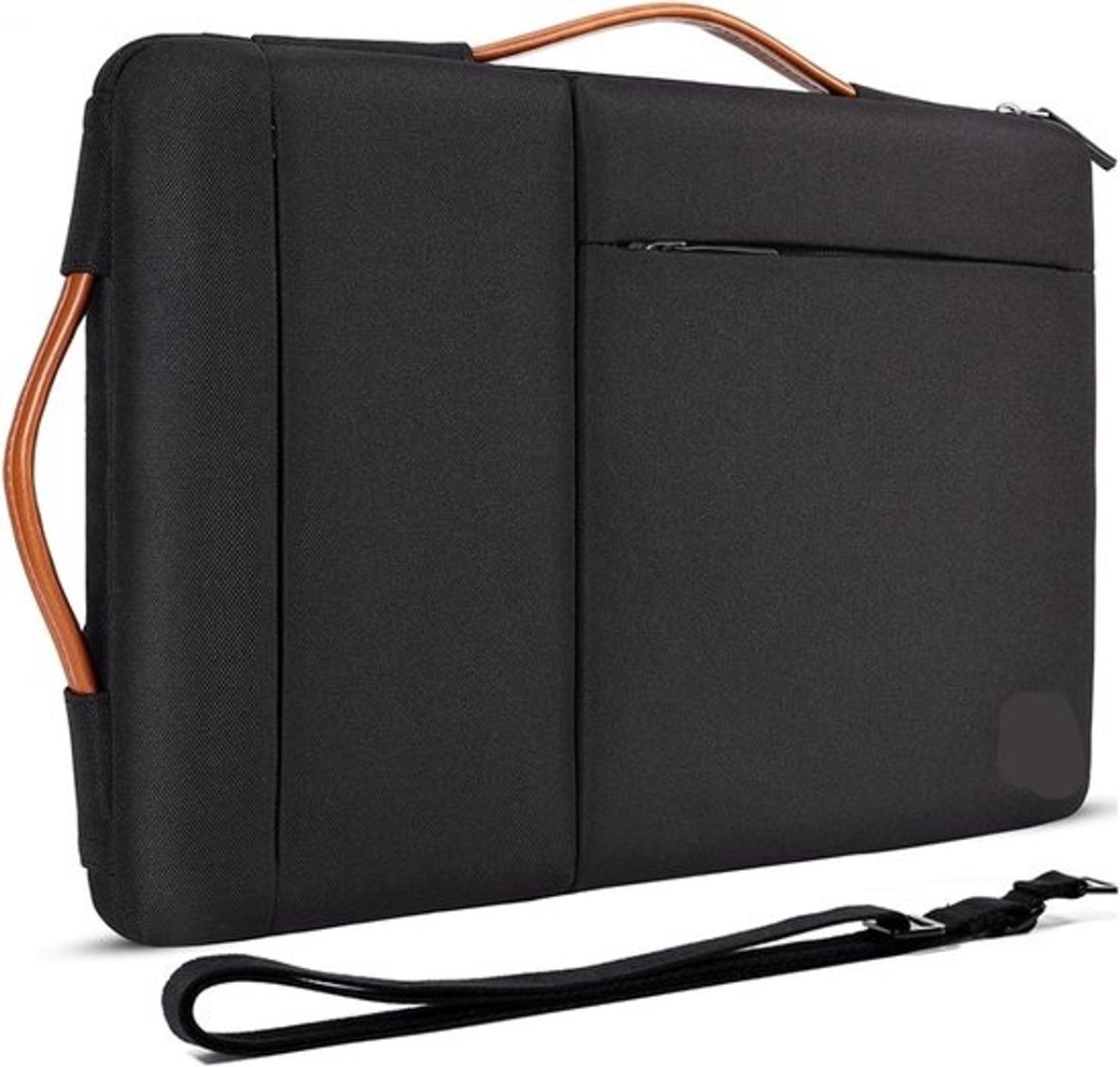Laptoptas Schoudertas - Laptophoes PC Tas - Veilig Vervoer - Multifunctioneel Ontwerp - Voor Diverse Maten - Zwart