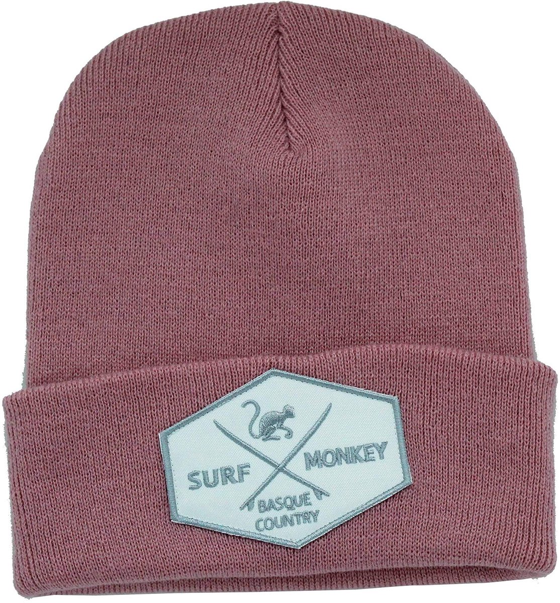 Muts - Geborduurd logo / Biologisch katoen / Eén maat (Roze)
