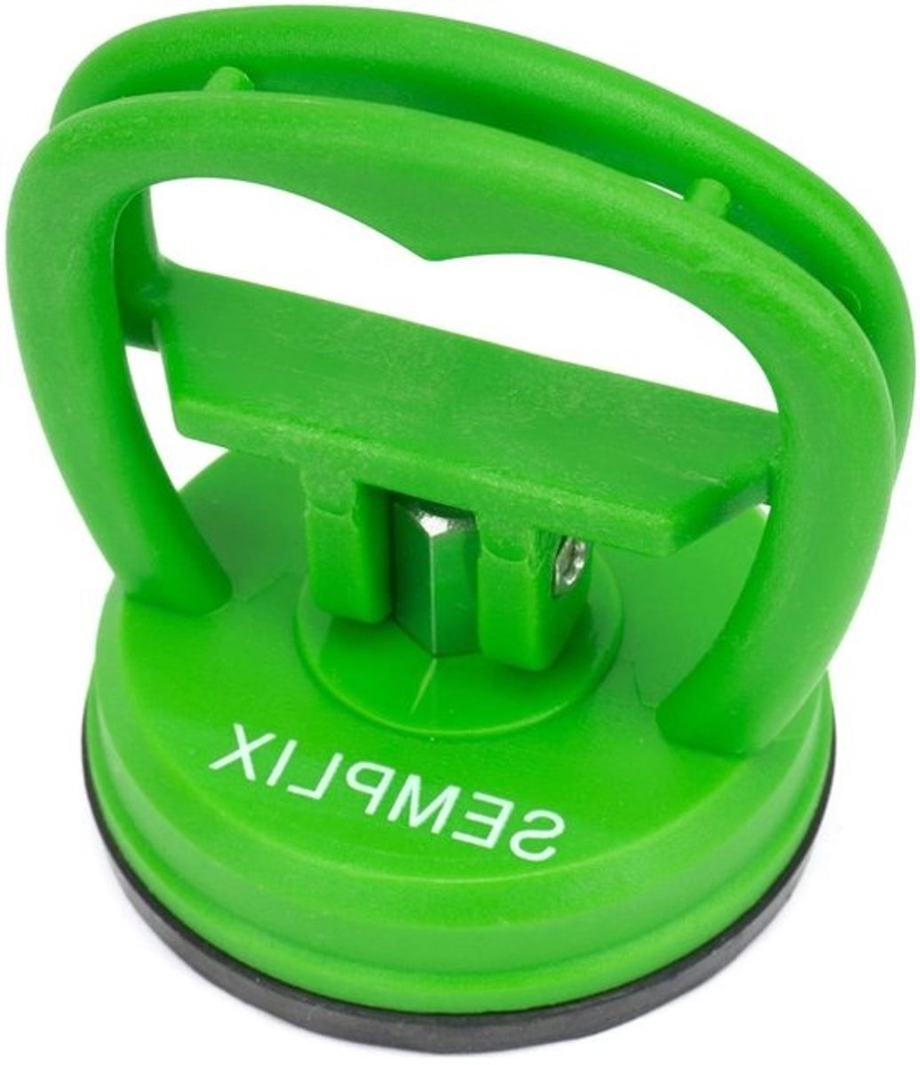 Liniaal handvat - Liniaalhouder Zuignap - Nauwkeurig Snijden - Praktische Zuignap - Ø 55 cm - Groen