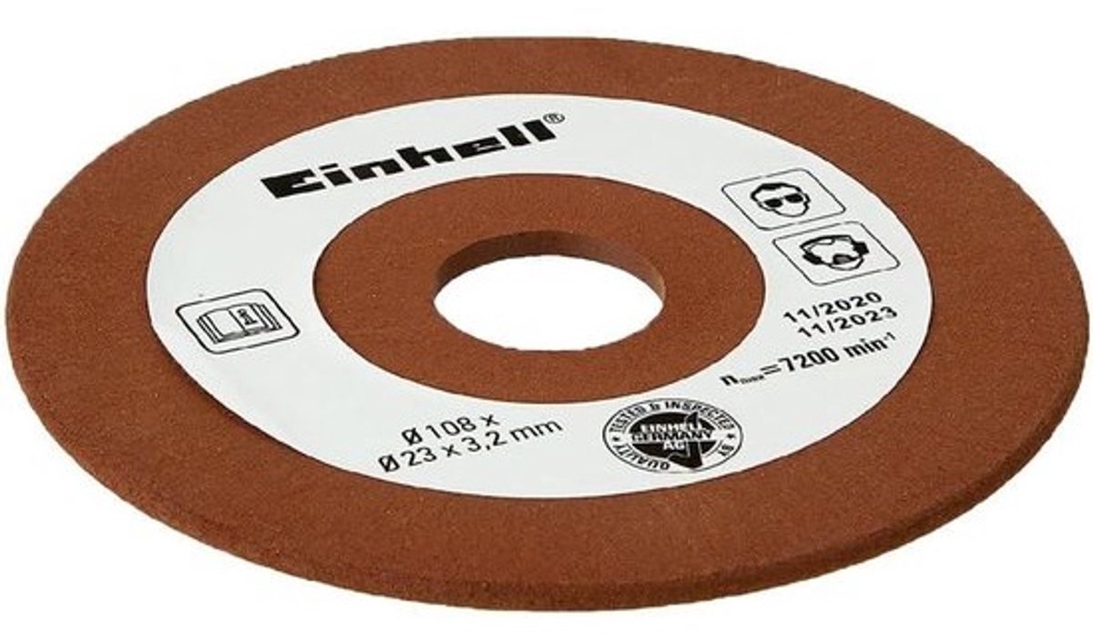 Slijpschijf Kettingzaag - Ketting Slijper - Scherp Houden - Aluminiumoxide Materiaal - 32 mm Dikte - Bruin