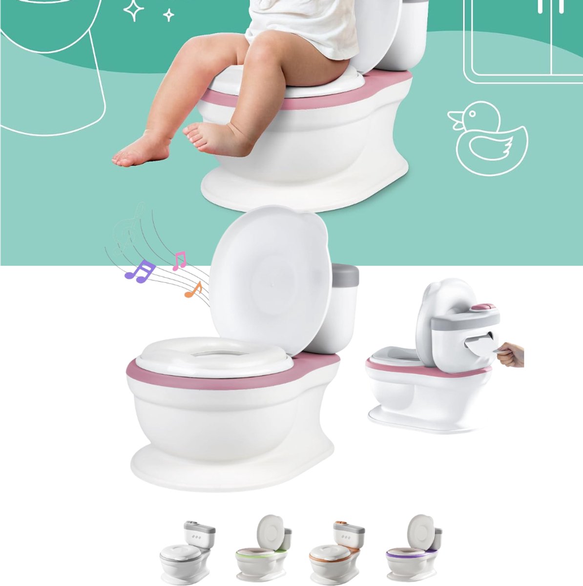 CRLYN® Potje Peuter - Plaspotje - WC Verkleiner