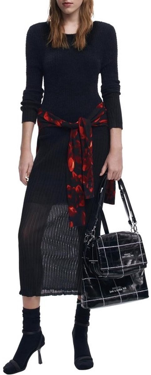Dames Vest Jurk Casual Lenganpanjang en Comfortabel