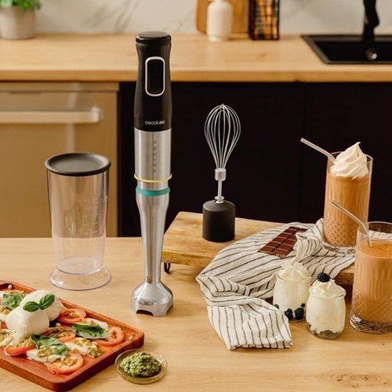 Staafmixer Krachtig - Keuken Blender - Smoothies Maken - 21 Snelheden Turbo - 800ml Beker - Zwart — afbeelding 2