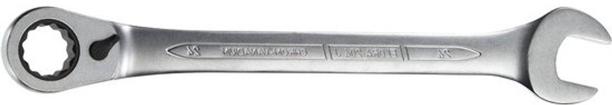 Ring Ratel Sleutel - Combinatiesleutel Hefboom - Vastzetten Moeren - Hefboom Ring Ratel - 24 mm - Staal
