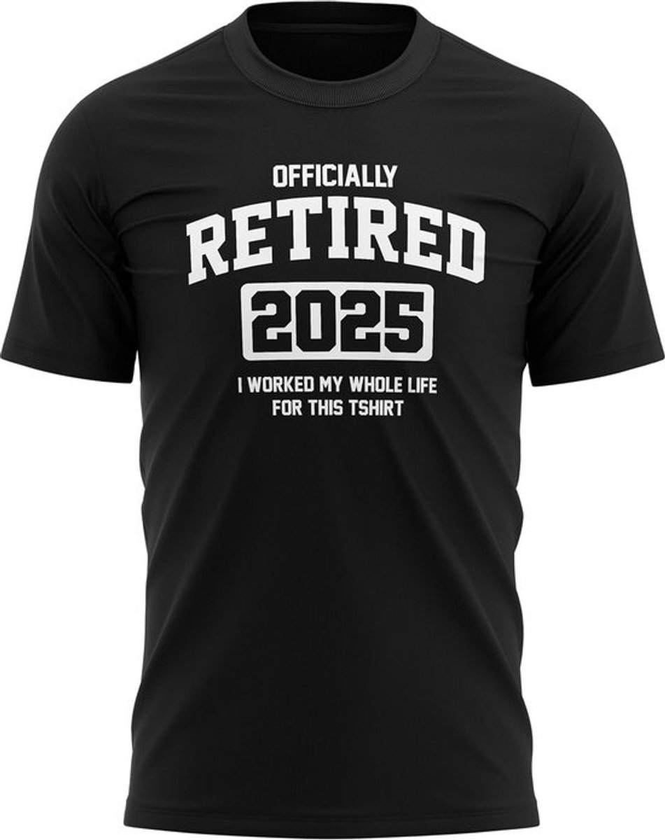Grappig Pensioen T-Shirt 2024 voor Heren - Cadeau voor Gepensioneerde Vader of Opa
