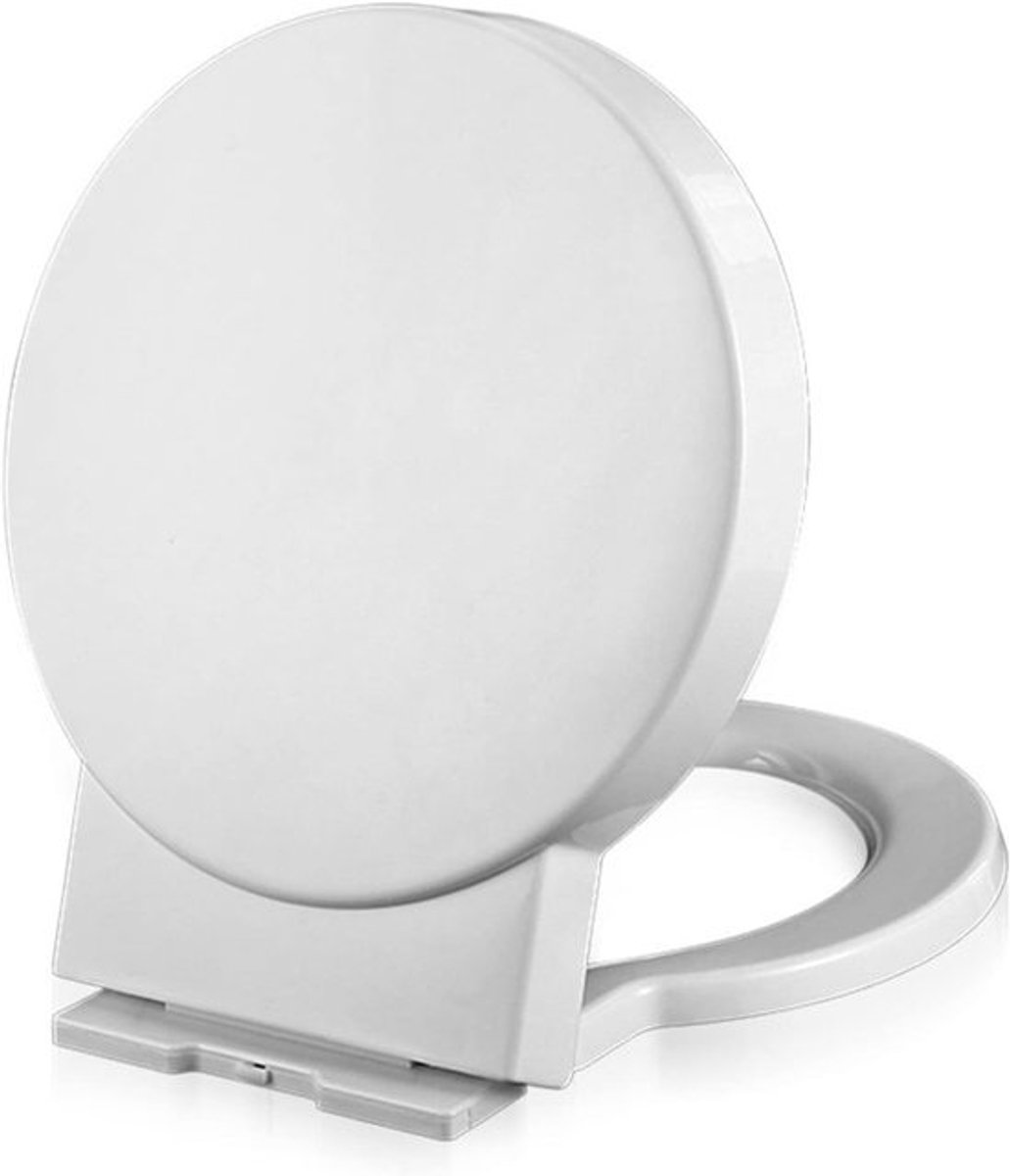 Ronde Toiletbril met Soft Close en Uitneembaar Systeem, Duroplast, Wit